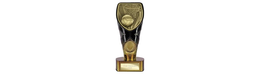 FUSION COBRA NETBALL RESIN AWARD - 4 SIZES - 15CM TO 22.5CM FUSION COBRA NETBALL RESIN AWARD - 4 SIZES - 15CM TO 22.5CM
